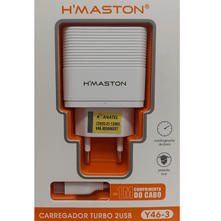 Carregador Turbo 2USB Tipo C 6.1