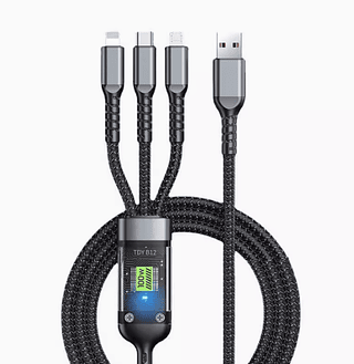 Cabo 3in1 Carregamento Rápido 100w