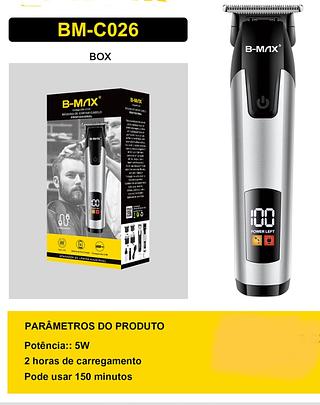 Maquina de cortar cabelo 5W COM VISOR