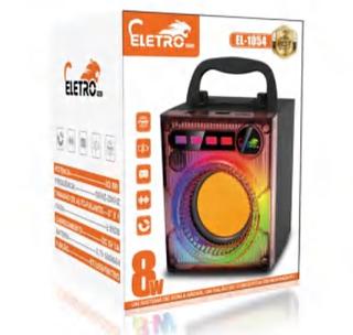 Caixa de som 8w colorido