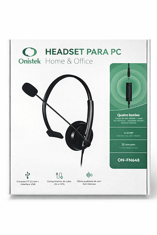 FONE DE OUVIDO PARA PC HOME & OFFICE