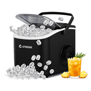 Máquina de Gelo Compacta 110V Refrigeração Rápida Onistek