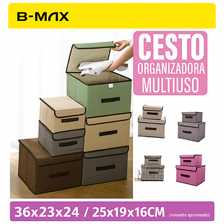 Cesto Organizador Multiuso (Contém 2Unidades)