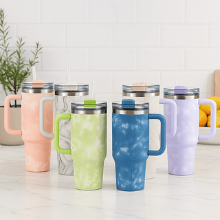 Copo colorido ALÇA FECHADA - modelo com bico 1200ML (SEM GARANTIA)