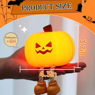 LUMINÁRIA de silicone pequena abobora halloween