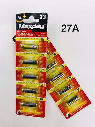Cartela de Pilha 27A 12V maxday