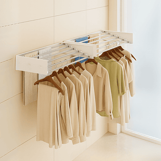 Varal para Roupas dobrável de Parede 80CM