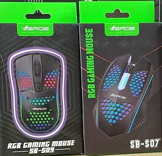 ￼Mouse Gamer com Fio Usb e Led RGB VERDE （1E-3）