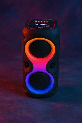 Caixa de som brilhante 5 modos de LUZ 4x2 polegadas