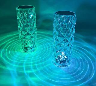 LAMPADA DE CRISTAL LED COM CONTROLE