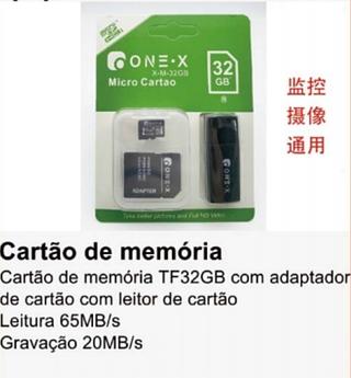 CARTÃO MEMÓRIA PENDRIVE/LEITOR 32GB