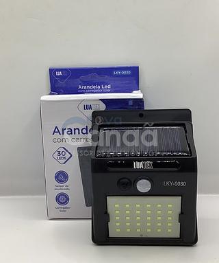 Luminária Solar 55w Sensor Presença E Movimento 30leds ARANDELA